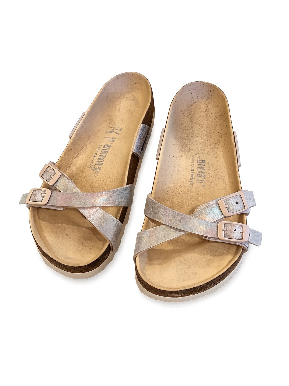 Birkenstock Sandals – Iridescent Pearl – Size 37